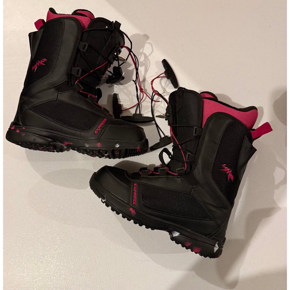 Lamar Express Black Women's Snowboard Boots! Size: 7! Excellent Condition